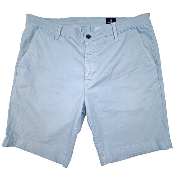 Adriano Goldschmied Men's 38R The Wanderer Short Light Blue Slim Trouser Preppy - Picture 4 of 10